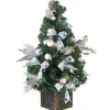 National Tree Company 40 in. Pre-Lit Decorative Collection Ornament Tree with Clear Lights