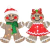 National Tree Company 35 in. Pre-Lit Gingerbread Cookie Couple