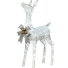 National Tree Company 36 in. Pre-Lit Glittered Fawn
