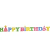 National Tree Company 15 in. Pre-Lit Happy Birthday Outdoor Decoration with LED Lights