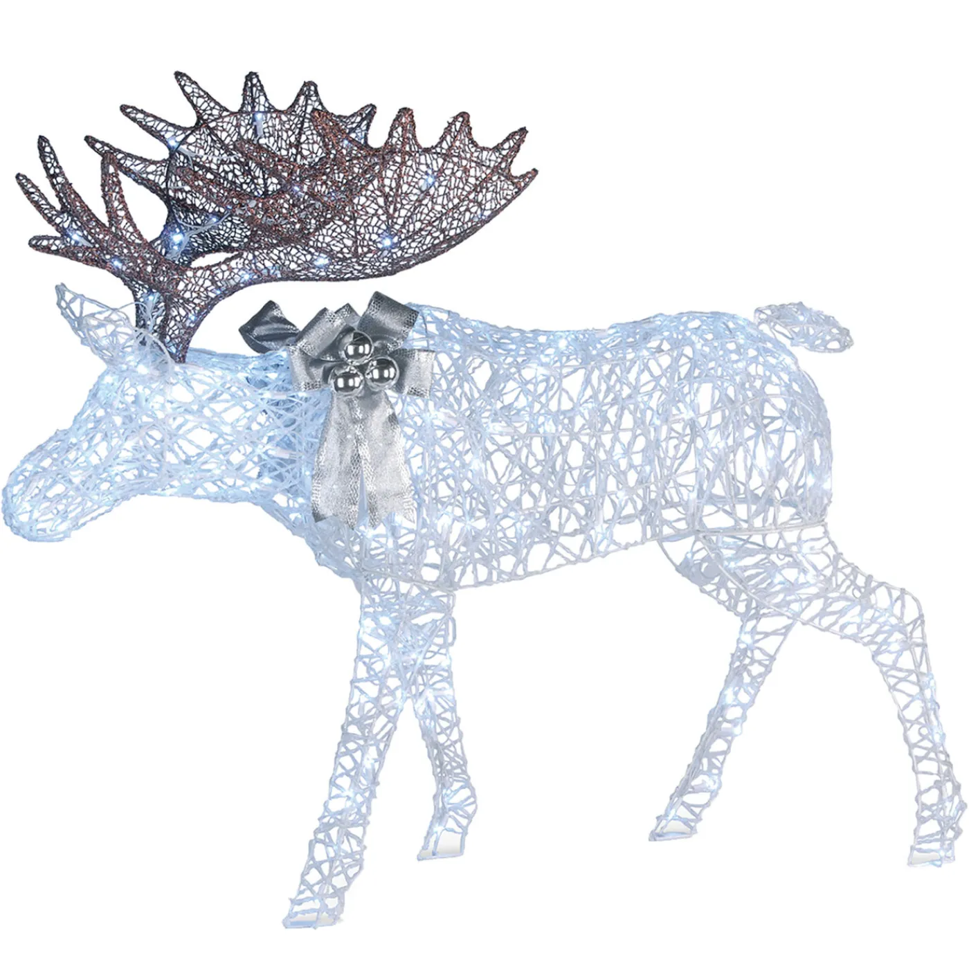 National Tree Company 50 in. Pre-lit Moose Decoration
