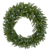 National Tree Company 36 in. Pre-Lit Norwood Fir Memory Shape Wreath with Clear Lights