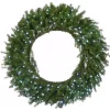 National Tree Company 48 in. Pre-Lit Norwood Fir Wreath with Multicolor Lights