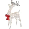 National Tree Company 48 in. Pre-lit Standing Buck