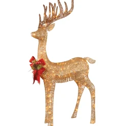 National Tree Company 48 in. Pre-lit Standing Reindeer