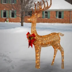 National Tree Company 48 in. Pre-lit Standing Reindeer