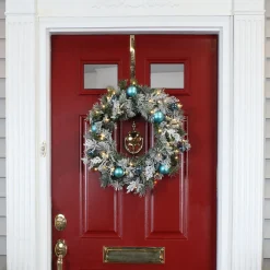National Tree Company 24 in. Pre-Lit Tinkham Pine Wreath with LED Lights