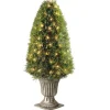 National Tree Company 48 in. Pre-Lit Upright Juniper Topiary