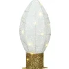 National Tree Company 20 in. Pre-Lit White Christmas Light Bulb Decoration