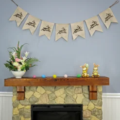 National Tree Company 70 in. Running Easter Bunnies Hanging Banner Decoration