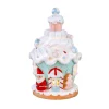 National Tree Company 8 in. Santa Cake House with Lights