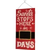 National Tree Company 22 in. Santa Countdown Wall Art