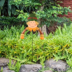National Tree Company 24 in. Scarecrow Boy Garden Stake Outdoor Fall Decoration