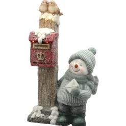 National Tree Company 20 in. Snowman Sending Mail