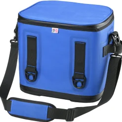 National Tree Company 12 in. Soft Blue Cooler with Black Trim