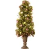 National Tree Company 24 in. Spring Floral Decorated Entrance Tree