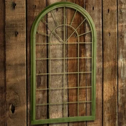 National Tree Company 51 in. Spring Metal Trellis Window Frame