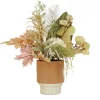 National Tree Company 32 in. Spring Potted Plant Table Decoration with Assorted Palms, Leaves, Hydrangea