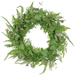 National Tree Company 26 in. Spring Wreath with Mixed Leaves and Greenery?