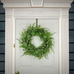 National Tree Company 26 in. Spring Wreath with Mixed Leaves and Greenery?