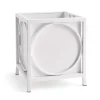 National Tree Company 23 in. St Remy Planter, White