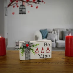 National Tree Company 9 in. Valentine's 'Be Mine' Tabletop Decoration