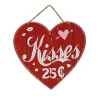 National Tree Company 11 in. Valentine's 'Kisses' Wall Decor
