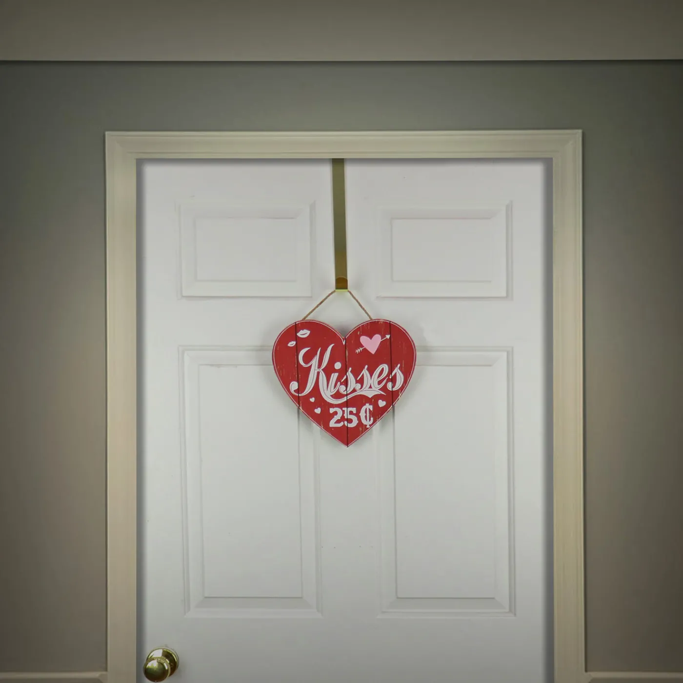 National Tree Company 11 in. Valentine's 'Kisses' Wall Decor