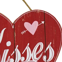 National Tree Company 11 in. Valentine's 'Kisses' Wall Decor