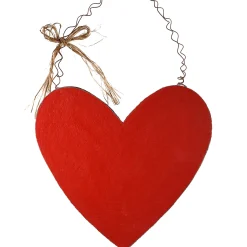 National Tree Company 14 in. Valentine's Wooden Heart Hanging Decoration
