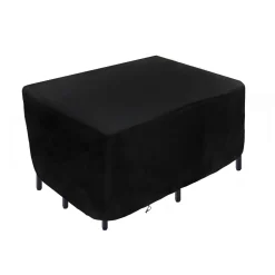 National Tree Company 74 in. Waterproof Patio Furniture Cover with Rope and Metal Buckles