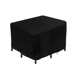 National Tree Company 56 in. Waterproof Patio Furniture Cover with Rope and Metal Buckles