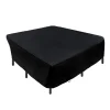 National Tree Company 96 in. Waterproof Patio Furniture Cover with Rope and Metal Buckles