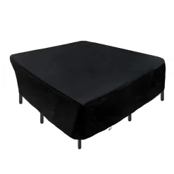National Tree Company 96 in. Waterproof Patio Furniture Cover with Rope and Metal Buckles