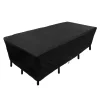 National Tree Company 108 in. Waterproof Patio Furniture Cover with Rope and Metal Buckles