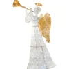 National Tree Company 60 in. White Angel Decoration with LED Lights