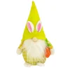 National Tree Company 11 in. Yellow Easter Bunny Gnome Table Decoration