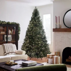National Tree Company 9ft. Pre-Lit Carolina Pine Tree with Clear Lights with 900 Clear Lights