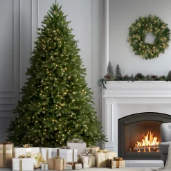 National Tree Company 9ft. Pre-Lit Jersey Fraser Fir Tree with Clear Lights