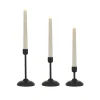 National Tree Company HGTV Home Collection Flameless Heritage Candle Set, Black Base