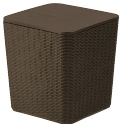 National Tree Company 43L Capacity Arendal Collection Wicker Texture All-Weather Storage Box
