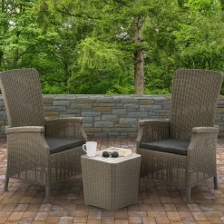 National Tree Company 3-Piece Bracknell Collection All-Weather Chat Set