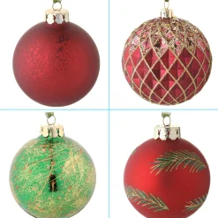 National Tree Company 20-Piece Christmas Tree Ornament Set, Rural Homestead Collection