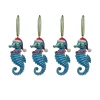 National Tree Company 4-Piece HGTV Home Collection Teal Seahorse Ornaments