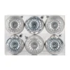 National Tree Company 6-Piece Shatterproof Glittering Silver Ornaments