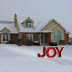National Tree Company Pre-Lit LED JOY Decoration