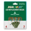 National Tree Company Replacement Dual Color LED Bulbs in Bag