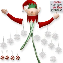 National Tree Company Santa’s Elf Kit Tree Decorating Kit