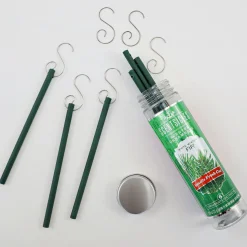 National Tree Company Scented Ornaments, 2 Pack- 6ct Bottle, White Winter Fir, Fragrance-Infused Paper Sticks