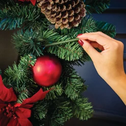 National Tree Company Scented Ornaments, 2 Pack- 6ct Bottle, White Winter Fir, Fragrance-Infused Paper Sticks